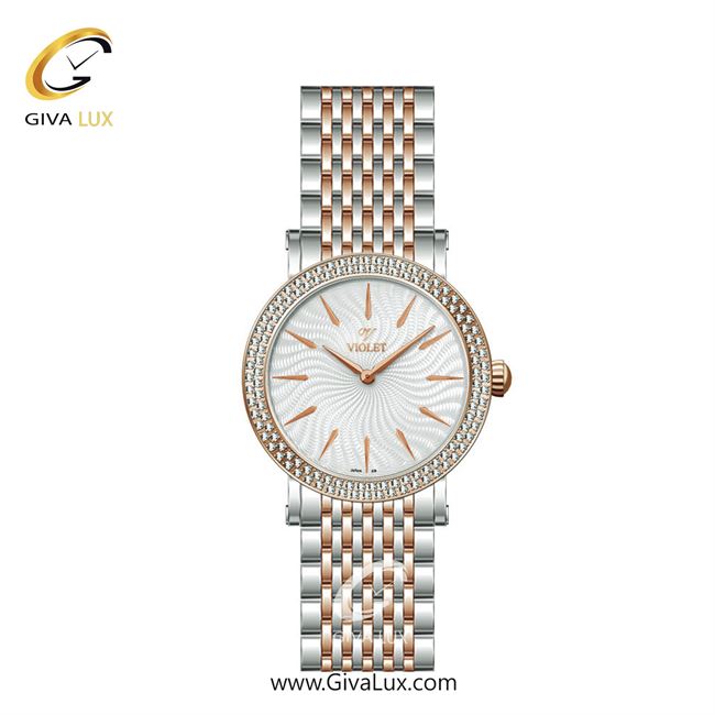 ساعت مچی اورجینال زنانه ویولت VIOLET نقره ای-رزگلد | رزگلد-نقره ای| نقره ای| کد رفرنس 0593/2